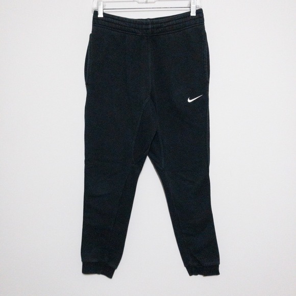 Nike Other - Nike Club Fleece Joggers Mens Small 28x27 Black Cotton Pocket Drawstring Lounge